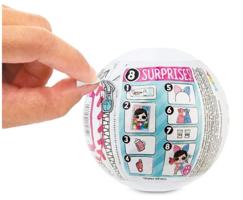 (баскетбол синий) 570370 ЛОЛ All-Star Команда Lucky Stars Sports 1 серия Baseball Sparkly  фото 3