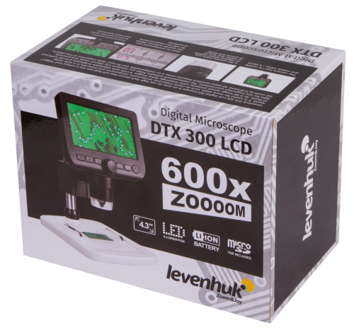 Микроскоп цифровой Levenhuk DTX 300 LCD фото 15