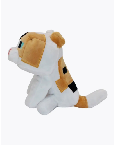 (пятнистая кошка) Мягкая игрушка Майнкрафт Ситцевая Кошка 20 см Minecraft  фото 4