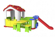 Toy Monarch Игровой комплекс Дом со стульчиками белый