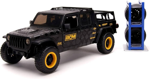 Машина 1:24 Jada 2020 Jeep Gladiator с дополнительным комплектом колес фото 2