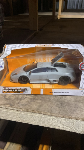 Машина Jada 1:24  Lamborghini Murcielago Car Model (светло серый) фото 6