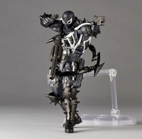 (чёрный) Фигурка Agent Venom большой набор Человек паук Веном фото 4