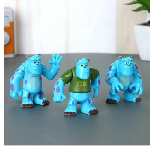 12 шт Набор фигурок Университет Монстров (корпорация монстров) Майк Вазовски Джеймс П.Салливан фото 4