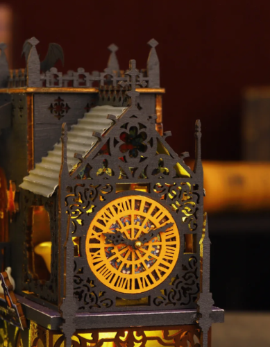 ES012 Музыкальный румбокс Конструктор деревянный Гарри Поттер фото 6