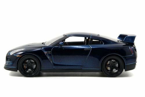 Машина Jada 1:24 Brian’s  Nissan GT-R (R35) (тёмно синий) фото 5
