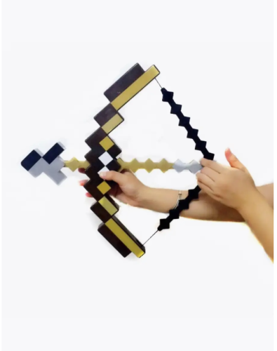 Пиксельный лук со стрелой из Майнкрафт (Minecraft) фото 6