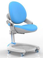 Детское кресло Mealux ZMAX-15 Plus (Цвет обивки:Голубой, Цвет каркаса:Белый металл)