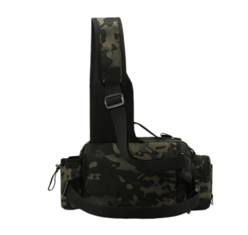 Сумка для рыбалки, тактическая сумка на одно плечо (сумка для приманок) фото 3