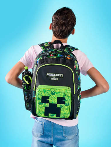 Рюкзак школьный Майнкрафт Крипер классический фото 4