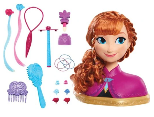 8627081536 Голова манекен для причесок Анна Холодное сердце Disney Frozen Anna фото 3
