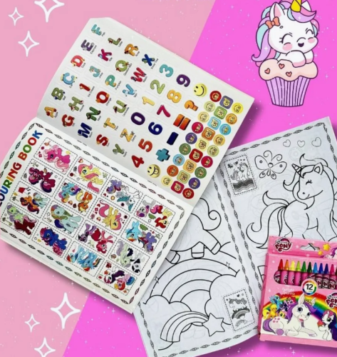 (Box_52)  Подарочный набор сюрприз бокс единорог для девочки  фото 3