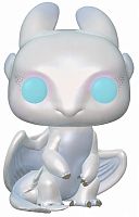 (687 Light Fury) Фигурка Funko POP! Как приручить дракона Дневная фурия (без коробки)