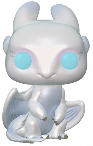 (687 Light Fury) Фигурка Funko POP! Как приручить дракона Дневная фурия (без коробки)