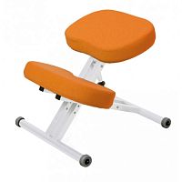 Smartstool  Металлический коленный стул KM01 White с чехлом персиковый