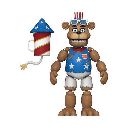 335 (Firework Freddy) Коллекционная подвижная фигурка Фейерверк Фредди ФНАФ (FNAF) фото 2