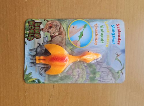 (оранжевый или красный) Катапульта Птеродактиль игрушка-антистресс Dino World фото 8