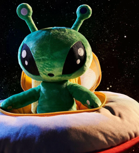 Мягкая игрушка инопланетянин AFTONSPARV ikea фото 4
