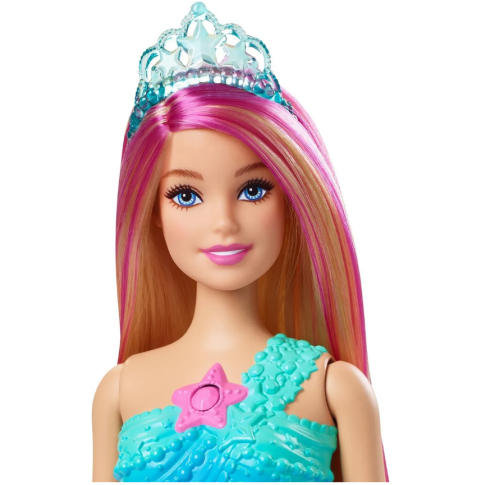 Кукла Barbie Сверкающая русалочка HDJ36 фото 4