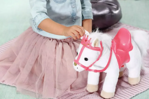 705933 Baby Annabell Little Sweet Pony Маленькая Сладкая Пони для куклы (Со звуковыми эффектами) Zapf Creation фото 6