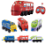 ( набор паровозиков ) Игровой набор из 4х Паровозов Chuggington Чаггингтон Уилсон, Брюстер, Коко + Уилсон на управлении