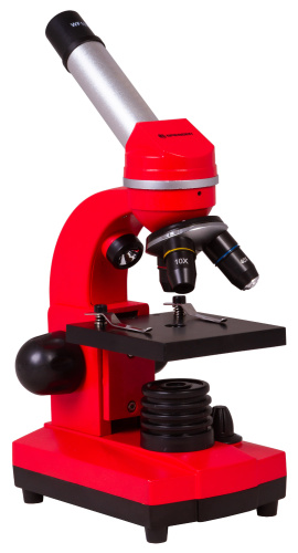 Микроскоп Bresser Junior Biolux SEL 40–1600x, красный фото 8