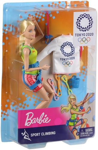 Кукла Barbie Олимпийская спортсменка GJL73-4 Спортивный альпинизм фото 4
