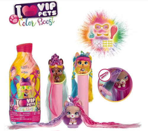 Фигурка-сюрприз IMC Toys Модные щенки VIP Pets Color boost 712003/1 фото 13