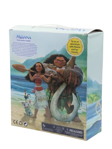 (Мауи+Моана) Игровой набор Мауи, Моана и лодка (Moana) со звуком и аксессуарами фото 10