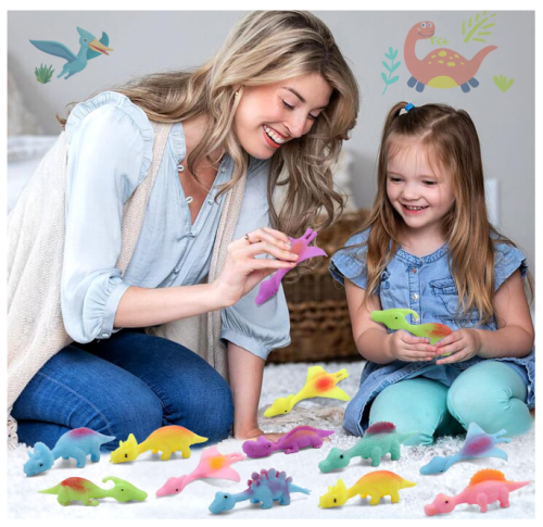 (зеленый) Катапульта Птеродактиль игрушка-антистресс Dino World фото 5