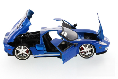 Машина Jada 1:24 Ford GT (синий) фото 6