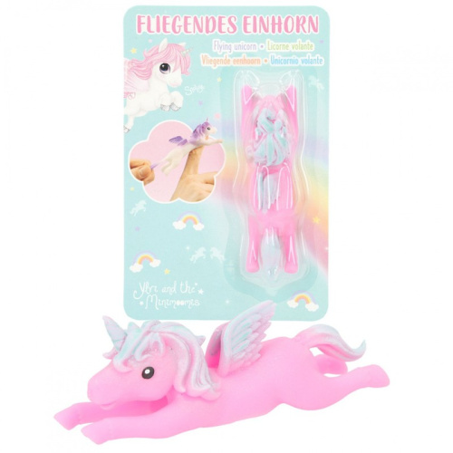(белый-розовый) Катапульта Летающий единорог игрушка-антистресс Илви фото 6