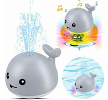 Ufo Whale 2 в 1 Игрушка для ванной Кит с фонтаном, кит-фонтан на суше и воде со светом и музыкой