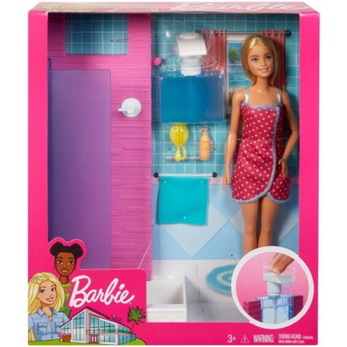 DVX51-2 Набор мебели с куклой Barbie Ванная комната фото 3
