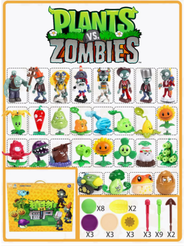 Большой игровой набор Зомби против Растений Plants vs Zombie фото 3