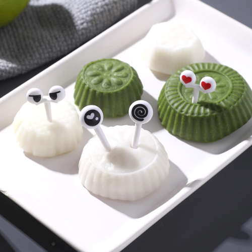 Пластиковые зубочистки Глазки (в наборе 10 шт.) Шпажки для канапе, фруктов фото 2