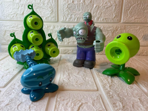 686-51 Игровой набор Зомби против Растений Plants vs Zombie (21 фигурка) фото 7