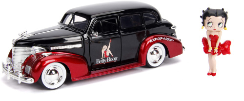 Машина Jada 1:24 Chevrolet Chevy Master Deluxe 1939 - Betty Boop (с фигуркой Бетти Буп) фото 2