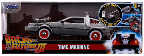Коллекционная модель машины времени 1:24 "Делориан" BACK TO THE FUTURE III ("Назад в будущее") фото 10