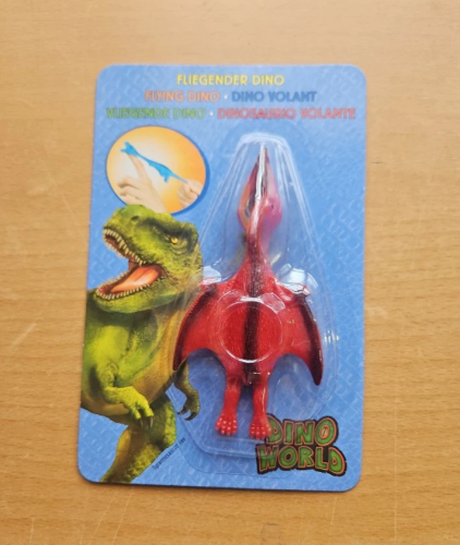 (оранжевый или красный) Катапульта Птеродактиль игрушка-антистресс Dino World фото 10