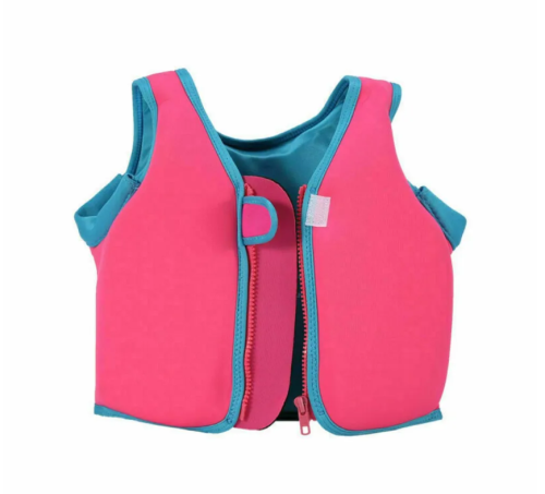 (Розовый  - размер XL) Детский плавательный жилет для купания плавания и бассейна ( 122-134) фото 2