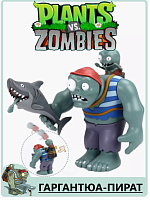 Игровой набор Гигант с акулой Зомби против Растений Plants vs zombie