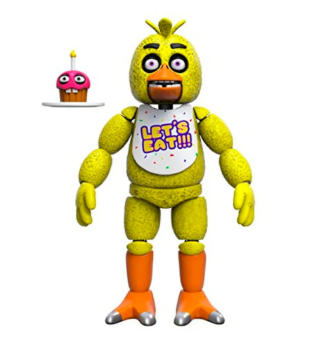 8477 Коллекционная подвижная фигурка Чика ФНАФ (Chica FNAF) фото 2