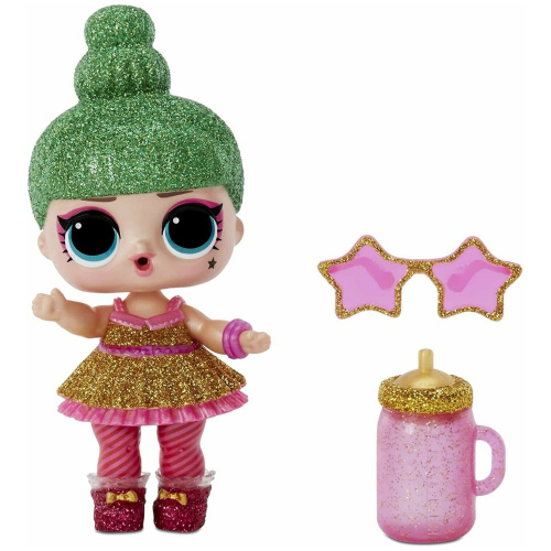 Кукла LOL Holiday present Series 2 Tinsel 578154 (577232) (новогодний) розовый фото 4