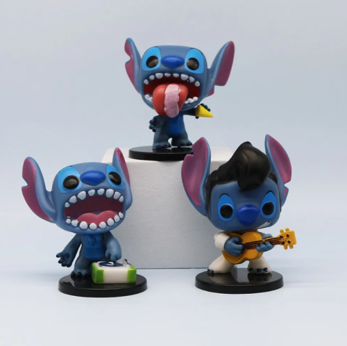 Набор фигурок из 6 шт Лило и Стич (10 см) фото 3
