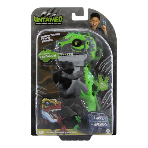 3788 Интерактивная игрушка Dino Fingerlings Динозавр Треккер 12 см фото 3