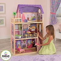 Домик из дерева - Kayla dollhouse – Кайла, для кукол 30 см, с мебелью 10 предметов