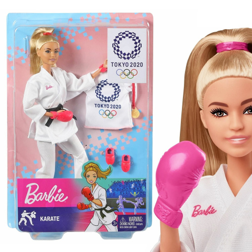 Кукла Barbie Олимпийская спортсменка GJL73-2 Каратэ фото 7