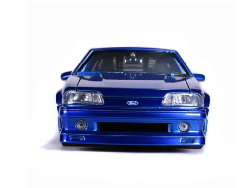 Машина Jada Bigtime Muscle 1:24 1989 Mustang GT (синий) фото 2