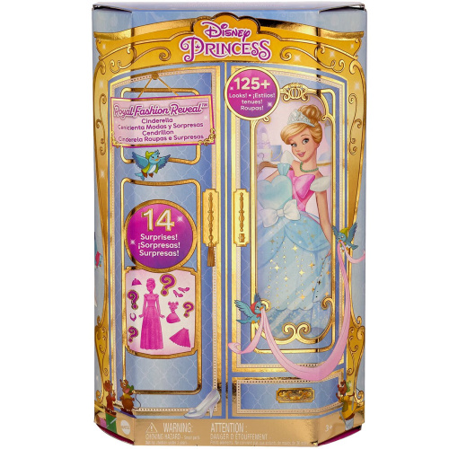 Кукла Золушка Cinderella Disney с гардеробом и аксессуарами HMK53 фото 3
